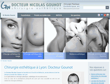 Tablet Screenshot of docteurnicolasgounot.com